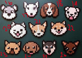 Dog Perler Bead Charms